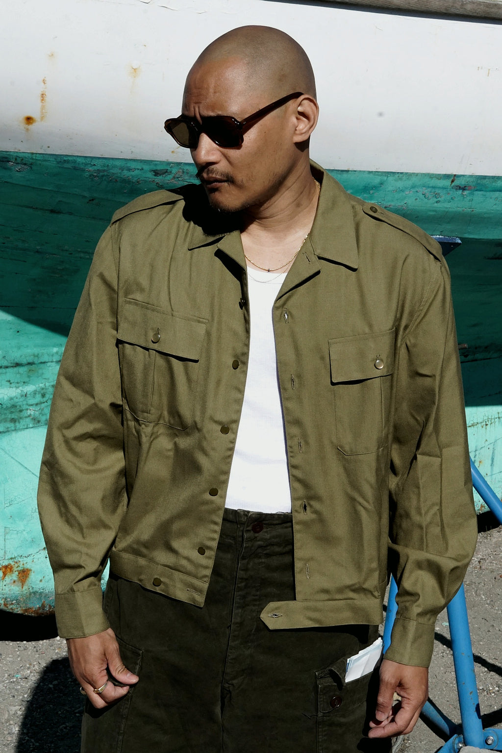 60's Hungarian Deadstock Officer Shirt