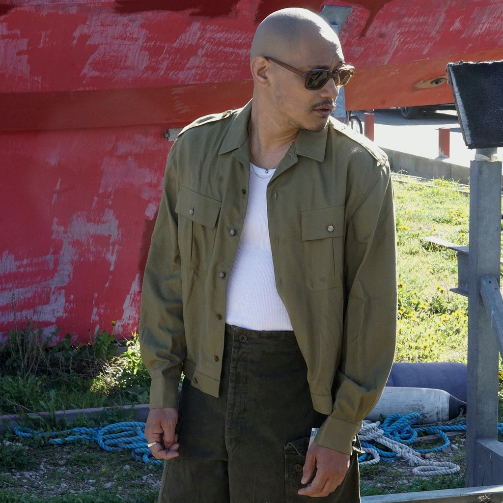 60's Hungarian Deadstock Officer Shirt